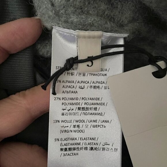 Dorothee Schumacher Gray Soft Flash Alpaca Blend Knit Midi Skirt - 12, BNWTs - Picture 5 of 8